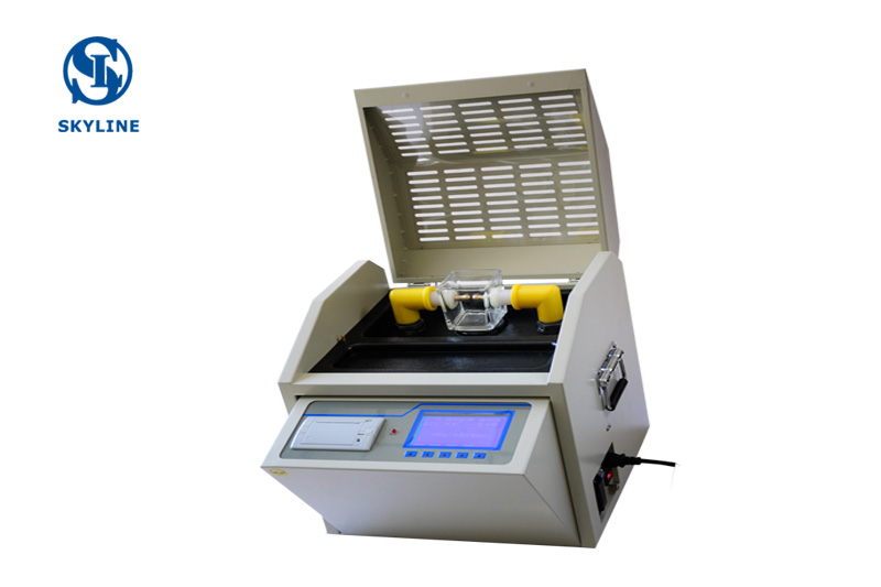 Insulation oil dielectric strength breakdown voltage tester